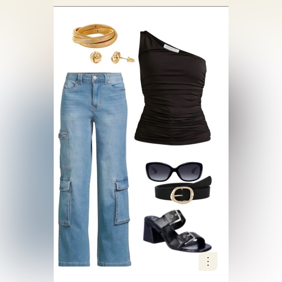 Madden NYC Juniors High Rise Cargo Pants - Picture 9 of 13